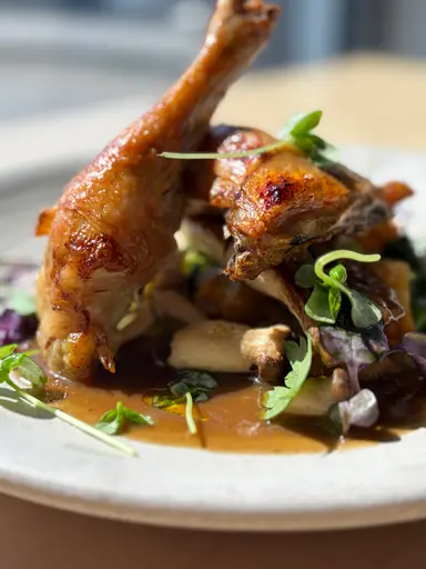 Roasted Chicken with Herbed Wild Mushrooms